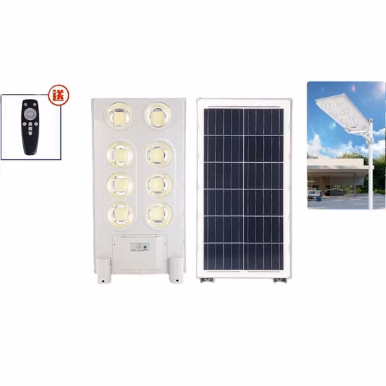 À prova de exterior 100W 200W 300W tudo em um sistema solar luz de rua