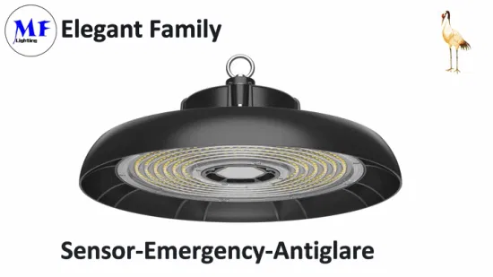 Highbay Light Warehouse Light UFO luminária 100W 150W 200W 150lm/W IP66 Preço de fábrica High Bay Light